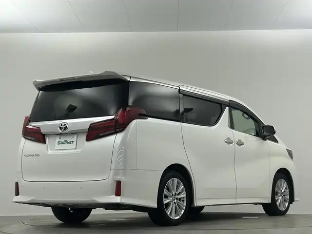 トヨタ アルファード S 埼玉県 2021(令3)年 2.9万km ホワイトパールクリスタルシャイン 純正ディスプレイオーディオ　ＴＶ　ナビ　ＣＤ／ＤＶＤ　両側パワースライド　３眼ＬＥＤ　純正後席フリップダウンモニター　ＡＣ１００Ｖ　セーフティセンス　クルーズコントロール　ビルトインＥＴＣ