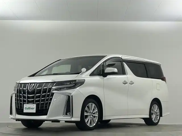 トヨタ アルファード S 埼玉県 2021(令3)年 2.9万km ホワイトパールクリスタルシャイン 純正ディスプレイオーディオ　ＴＶ　ナビ　ＣＤ／ＤＶＤ　両側パワースライド　３眼ＬＥＤ　純正後席フリップダウンモニター　ＡＣ１００Ｖ　セーフティセンス　クルーズコントロール　ビルトインＥＴＣ