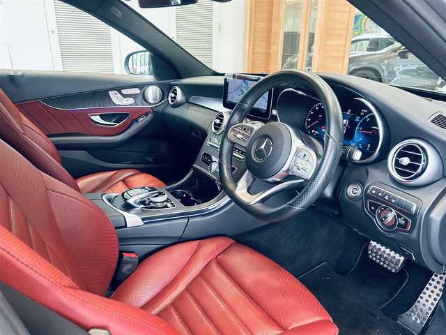 メルセデス・ベンツ Ｃ２２０ｄ ローレウスED スポーツプラスPKG 大阪府 2020(令2)年 4.4万km セレナイトグレー HUD/ブルメスター/赤革/メモリ付きパワーシート/エアシートヒーター/純正ナビ/TV/360度カメラ/applecarplay/レーダーセーフティ/純正18インチAW/LEDヘッドライト/アンビエントライト/電動リアゲート/ブラインドスポット/ACC/ワイヤレス充電/パフュームアトマイザー