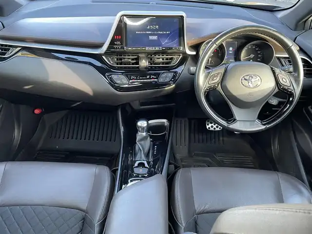 トヨタ Ｃ－ＨＲ G 長野県 2018(平30)年 7.7万km ブラック 純正SDナビ(AM/FM/BT/DVD/CD/TV)/バックカメラ/純正AW/クルーズコントロール(追従あり)/ETC/純正ドアバイザー/ハーフレザーシート/LEDヘッドライト/ABS/横滑り防止装置/衝突軽減システム/オートライト/オートハイビーム/BSM/フォグランプ/取説/保証書/記録簿