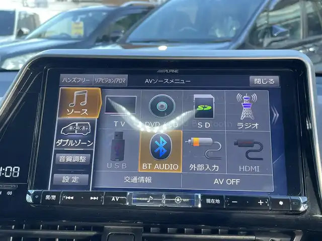 トヨタ Ｃ－ＨＲ G 長野県 2018(平30)年 7.7万km ブラック 純正SDナビ(AM/FM/BT/DVD/CD/TV)/バックカメラ/純正AW/クルーズコントロール(追従あり)/ETC/純正ドアバイザー/ハーフレザーシート/LEDヘッドライト/ABS/横滑り防止装置/衝突軽減システム/オートライト/オートハイビーム/BSM/フォグランプ/取説/保証書/記録簿