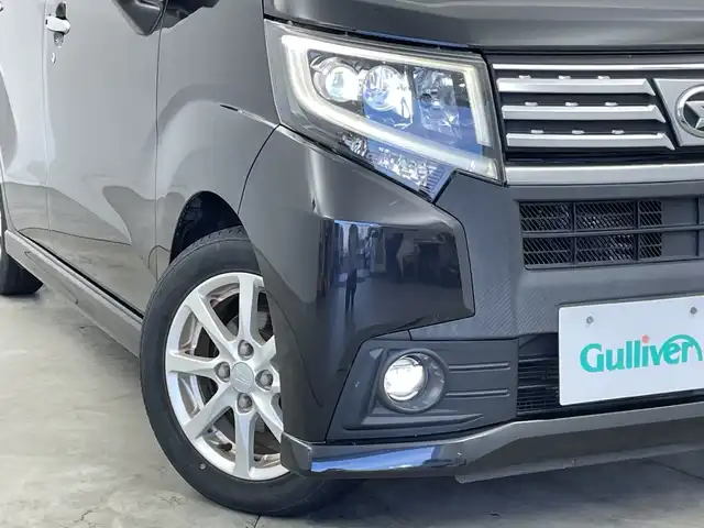 ダイハツ ムーヴ カスタム X 新潟県 2015(平27)年 5.5万km ブラックマイカメタリック KENWOODメモリナビ【MDV-D303】/ワンセグTV/CD/DVD/USB/アイドリングストップ/横滑り防止装置/オートライト/LEDヘッドライト/プッシュスタート