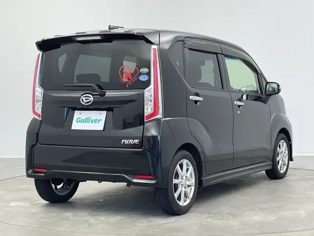 ダイハツ ムーヴ カスタム X 新潟県 2015(平27)年 5.5万km ブラックマイカメタリック KENWOODメモリナビ【MDV-D303】/ワンセグTV/CD/DVD/USB/アイドリングストップ/横滑り防止装置/オートライト/LEDヘッドライト/プッシュスタート