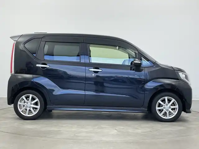 ダイハツ ムーヴ カスタム X 新潟県 2015(平27)年 5.5万km ブラックマイカメタリック KENWOODメモリナビ【MDV-D303】/ワンセグTV/CD/DVD/USB/アイドリングストップ/横滑り防止装置/オートライト/LEDヘッドライト/プッシュスタート