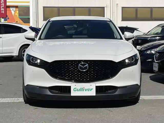 マツダ ＣＸ－３０ 20S プロアクティブツーリングセレ 群馬県 2023(令5)年 2.6万km スノーフレイクホワイトパールマイカ 純正SDナビ/HUD/Bluetooth/全周囲カメラ/BOSEサウンドシステム/パドルシフト/ステアリングスイッチ/ステアリングヒーター/本革ステアリング/BSM/D席パワーシート/前席シートヒーター/純正ブラック塗装アルミホイール/シートセットポジションメモリー/パワーステアリング/純正前後ドラレコ/電動リアゲート/アダプティブクルーズコントロール/パワーステアリング/LEDヘッドライト/チューブレスタイヤ/純正ビルトインETC/フルセグ