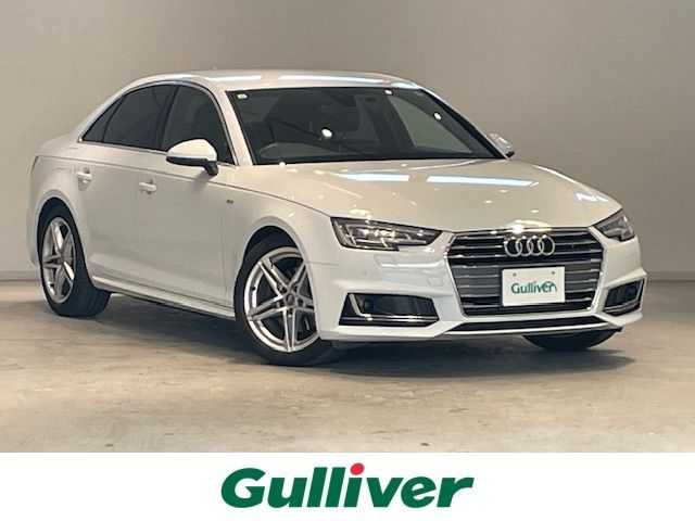 アウディ Ａ４ 2.0TFSIスポーツ S ライン PKG 宮城県 2017(平29)年 6.6万km ドラゴングリーンパールエフェクト 純正ナビ/全方位ドライブレコーダー/オートパーキング/アダプティブクルーズコントロール/アクティブレーンアシスト/アウディプレセンスシティ/レーンアシスト/衝突被害軽減ブレーキ/バックモニター/シートヒーター/エアシート/LEDヘッドライト/オートライト/純正ビルトインETC/Bluetooth/純正フルセグTV/純正18インチアルミホイール/純正フロアマット