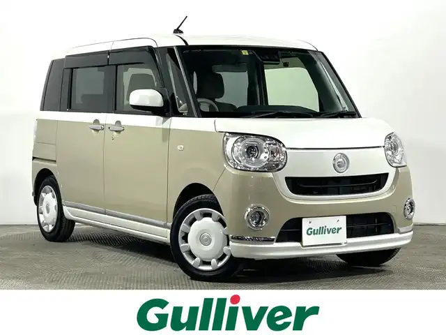 ダイハツ ムーヴ キャンバス G メイクアップ SA Ⅲ 大阪府 2018(平30)年 2.9万km パールホワイトⅢ/ナチュラルベージュマイカメタリック 2トーン 社外ナビ(フルセグ/DVD再生/Bluetooth) 衝突軽減 両側パワースライドドア バックカメラ ETC レーンアシスト オートハイビーム スマートキー プッシュスタート 電格ミラー ドラレコ