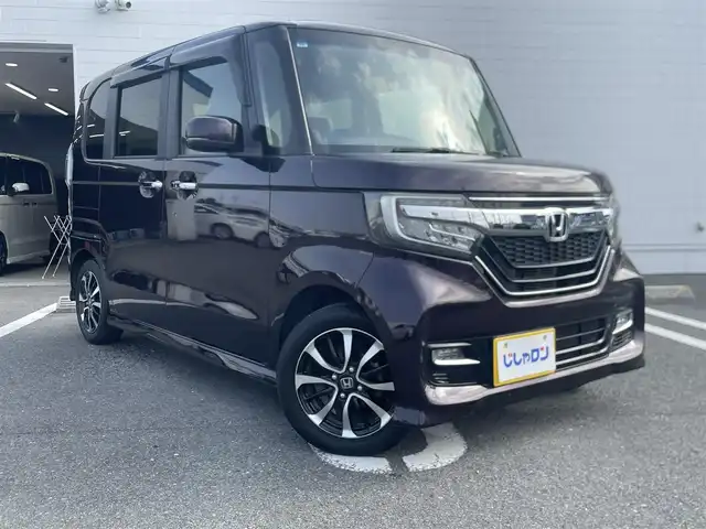 ホンダ Ｎ ＢＯＸ カスタム G L ホンダセンシング 熊本県 2018(平30)年 10万km プレミアムベルベットパープル・パール (株)IDOMが運営する【じしゃロン熊本店】の自社ローン専用車両になります。こちらは現金またはオートローンご利用時の価格です。自社ローンご希望の方は別途その旨お申付け下さい　/純正ナビ（VXM-184VFi）/バックカメラ/フルセグテレビ/DVD/CD/Bluetooth接続/ビルトインETC/両側パワースライドドア/クルーズコントロール/LEDヘッドライト/オートライト/純正アルミホイール