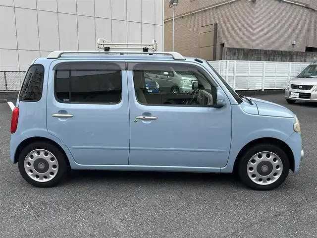 ダイハツ ミラ ココア プラスX 神奈川県 2009(平21)年 10.6万km ミストブルーマイカメタリック 〇純正オーディオ＆CD/〇ルーフレール＆ルーフラック/〇電動格納ミラー/〇ウィンカーミラー/〇フォグランプ/〇ドアバイザー/〇スマートキー/〇Wエアバッグ/〇ABS/〇取扱説明書/〇保証書/〇スペアキー
