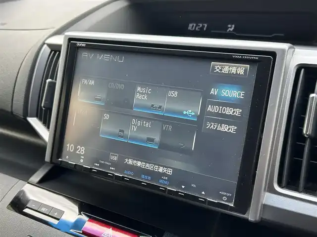 ホンダ ステップワゴン スパーダ Z クールスピリット 大阪府 2013(平25)年 9.7万km ホワイトオーキッドパール ワンオーナー/純正Gathers 9インチナビ　(VXM-135VFNi)/・バックカメラ/・フルセグテレビ（走行中視聴可能）/・CD/DVD/・Bluetooth/・AM/FM/両側パワースライドドア/クルーズコントロール/ドライブレコーダー（DRV-320）/ビルトインETC/オートライト/横滑り防止装置/革巻きステアリング/パドルシフト（MTモード付AT)/ハーフレザーシート/純正フロアマット/純正17インチアルミホイール/スペアキー1本
