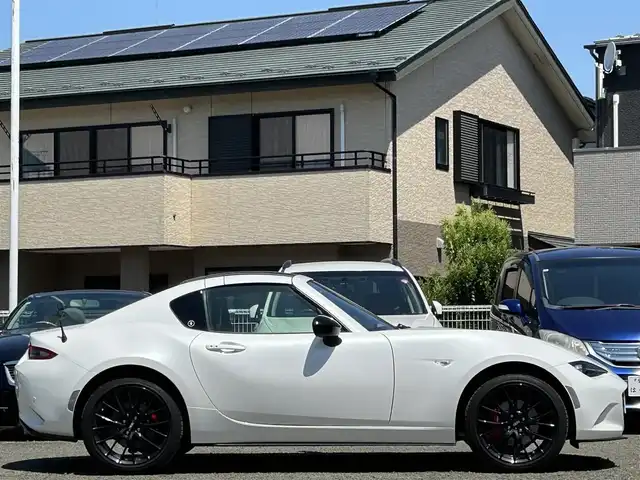 マツダ ロードスター ＲＦ RS 宮城県 2022(令4)年 0.4万km スノーフレイクホワイトパールマイカ /ワンオーナー//純正opアルカンターラ内装/(コンソールリッド/シフトブーツ/インパネ/ドアパネル)//フロント・リアアンダースカート//純正メモリナビ//CD/DVD/BT/USB/フルセグテレビ//BOSEプレミアムサウンド//クルーズコントロール//衝突被害軽減ブレーキ//車線逸脱警報//パーキングセンサー//ブラインドスポットモニター//社外デジタルインナーミラー//ETC2.0//純正バーグアラーム(盗難防止)//スマートキーx2