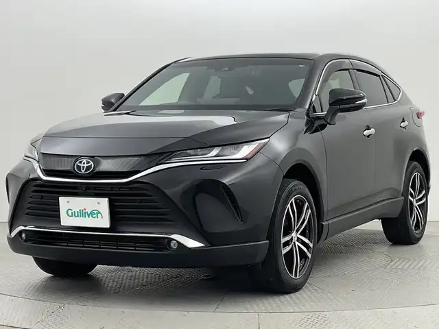 トヨタ ハリアー ハイブリッド Z レザーパッケージ 新潟県 2021(令3)年 4.2万km プレシャスブラックパール 4WD/トヨタセーフティーセンス/ガラスルーフ/JBLサウンド/純正ナビ/　　フルセグ/BT/USB/AUX/バックカメラ/サイドカメラ/パワーバックドア/レーダークルーズコントロール/LEDオートライト/オートマチックハイビーム/Fフォグ/レザーシート/パワーシート/メモリーシート/エアシート/シートヒーター/純正アルミホイール車載/ステアリングスイッチ/ステアリングヒーター/ブラインドスポットモニター/スマートキー/ビルトインETC2.0