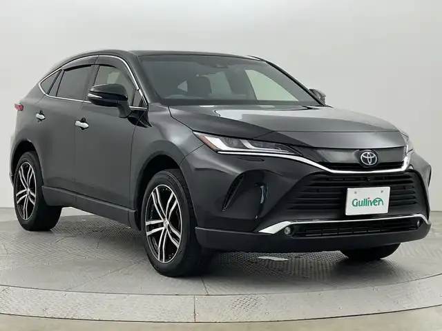 トヨタ ハリアー ハイブリッド Z レザーパッケージ 新潟県 2021(令3)年 4.2万km プレシャスブラックパール 4WD/トヨタセーフティーセンス/ガラスルーフ/JBLサウンド/純正ナビ/　　フルセグ/BT/USB/AUX/バックカメラ/サイドカメラ/パワーバックドア/レーダークルーズコントロール/LEDオートライト/オートマチックハイビーム/Fフォグ/レザーシート/パワーシート/メモリーシート/エアシート/シートヒーター/純正アルミホイール車載/ステアリングスイッチ/ステアリングヒーター/ブラインドスポットモニター/スマートキー/ビルトインETC2.0