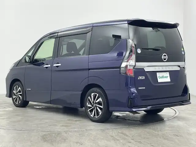 日産 セレナ ハイウェイスター V 群馬県 2021(令3)年 5.9万km アズライトブルー 純正１０型ナビ　純正１１型後席モニター　全周囲カメラ　アダプティブクルーズコントロール　レーンキープアシスト　衝突被害軽減ブレーキオートマチックハイビーム　ドライブレコーダー　ＥＴＣ　ＬＥＤ　禁煙車