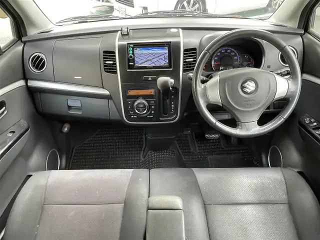 スズキ ワゴンＲ LTDⅡ 福岡県 2011(平23)年 9.1万km ミステリアスバイオレットパール 社外ナビ/（AM/FM/CD/DVD/SD/USB/AUX/ワンセグTV）/シートヒーター（運転席）/オートライト/電格ミラー/純正アルミホイール/社外フロアマット/保証書/取扱説明書/プッシュスタート