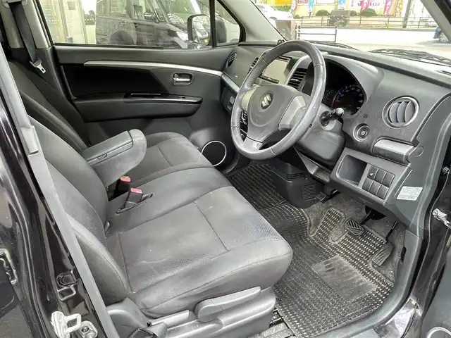 スズキ ワゴンＲ LTDⅡ 福岡県 2011(平23)年 9.1万km ミステリアスバイオレットパール 社外ナビ/（AM/FM/CD/DVD/SD/USB/AUX/ワンセグTV）/シートヒーター（運転席）/オートライト/電格ミラー/純正アルミホイール/社外フロアマット/保証書/取扱説明書/プッシュスタート
