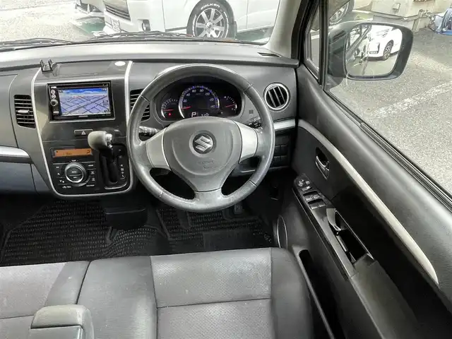 スズキ ワゴンＲ LTDⅡ 福岡県 2011(平23)年 9.1万km ミステリアスバイオレットパール 社外ナビ/（AM/FM/CD/DVD/SD/USB/AUX/ワンセグTV）/シートヒーター（運転席）/オートライト/電格ミラー/純正アルミホイール/社外フロアマット/保証書/取扱説明書/プッシュスタート