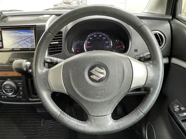 スズキ ワゴンＲ LTDⅡ 福岡県 2011(平23)年 9.1万km ミステリアスバイオレットパール 社外ナビ/（AM/FM/CD/DVD/SD/USB/AUX/ワンセグTV）/シートヒーター（運転席）/オートライト/電格ミラー/純正アルミホイール/社外フロアマット/保証書/取扱説明書/プッシュスタート