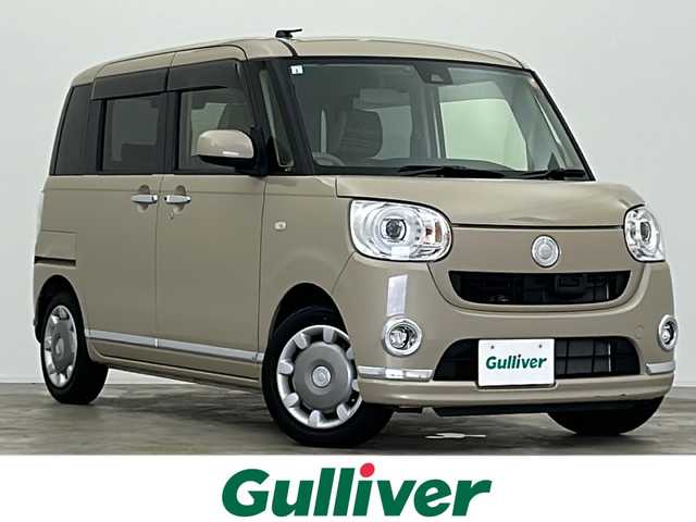 ダイハツ ムーヴ キャンバス G メイクアッフ SA Ⅱ 宮城県 2017(平29)年 2.4万km ナチュラルベージュマイカM ワンオーナー/両側パワースライドドア/純正ナビ/(AM/FM/SD/BT/USB/iPod/HDMI/TV/CD/DVD)/バックカメラ/スマートアシストII/ETC/プッシュスタート/スマートキー/スペアキー/オートライト/LEDヘッドライト/フォグランプ/ヘッドライトレベライザー/純正フロアマット/シートカバー/禁煙車