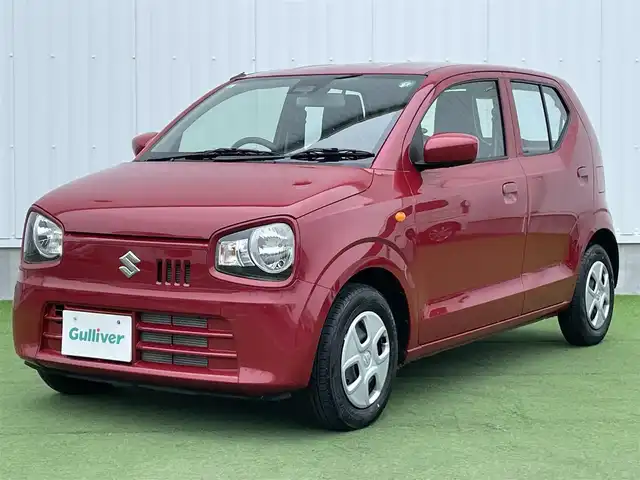 スズキ アルト L 香川県 2021(令3)年 0.9万km フェニックスレッドパール 純正オーディオ/→AM/FM/CD/衝突軽減ブレーキ/シートヒーター/コーナーセンサー/レーンキープアシスト/アイドリングストップ/横滑り防止装置/オートハイビーム/純正フロアマット/電格ミラー/ヘッドライトレベライザー