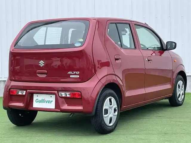 スズキ アルト L 香川県 2021(令3)年 0.9万km フェニックスレッドパール 純正オーディオ/→AM/FM/CD/衝突軽減ブレーキ/シートヒーター/コーナーセンサー/レーンキープアシスト/アイドリングストップ/横滑り防止装置/オートハイビーム/純正フロアマット/電格ミラー/ヘッドライトレベライザー