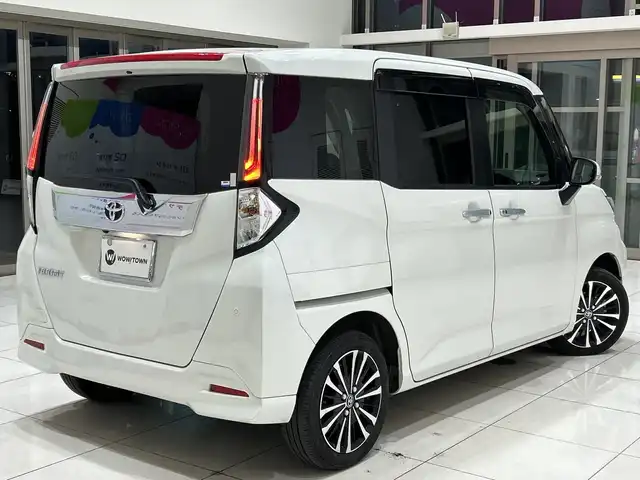トヨタ ルーミー カスタムG－T 埼玉県 2023(令5)年 2.1万km パールホワイトⅢ スマートアシスト/純正9インチナビ/　　CD/DVD/BT/フルセグTV/全方位カメラ/両側パワースライドドア/レーダークルーズコントロール/LEDオートライト/シートヒーター/純正15インチAW/ステアリングスイッチ/クリアランスソナー/アイドリングストップ/ドライブレコーダー/プッシュスタート/ETC2.0/禁煙車