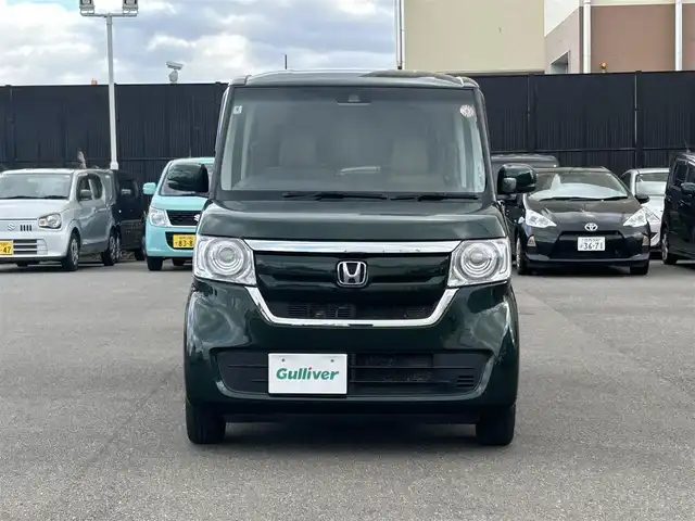 ホンダ Ｎ ＢＯＸ G L ホンダセンシング 山形県 2020(令2)年 3.3万km ブリティッシュグリーンP 4WD/ホンダセンシング/ワンオーナー/SDナビ/　　【CD DVD BT フルセグ USB】/バックカメラ/パワースライドドア/レーダークルーズコントロール/LEDオートライト/シートヒーター/アイドリングストップ/ステアリングスイッチ/電動格納ウィンカーミラー/ミラーヒーター/スマートキー/ETC
