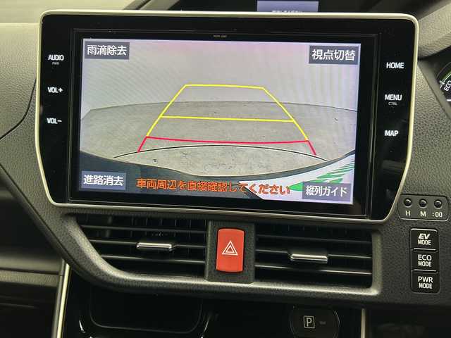 トヨタ ヴォクシー ハイブリッド ZS 煌 三重県 2018(平30)年 4.9万km ブラック /禁煙車//純正１０型ナビ(フルセグ/CD/DVD/BT/AM/FM)　//１２．８型フリップダウンモニター //バックカメラ //フロントカメラ//両側パワースライドドア//ドラレコ前後//シートヒーター //トヨタセーフティーセンス //クルコン //レーンキープアシスト //オートマチックハイビーム //LEDヘッドライト//ビルトインETC//ステアリングスイッチ