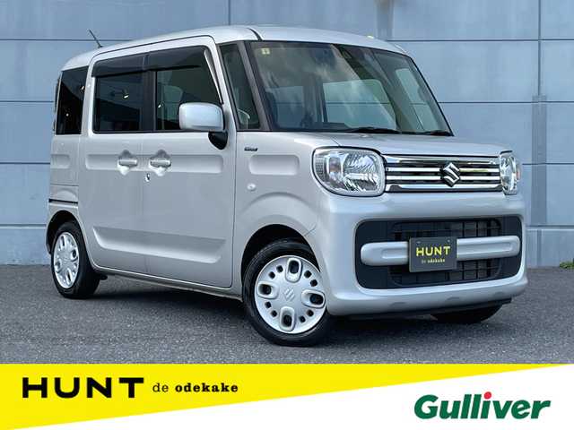 スズキ スペーシア HYBRID G 千葉県 2023(令5)年 1.9万km シルキーシルバーメタリック 衝突軽減ブレーキ/オーディオ/CD/両側スライドドア/コーナーセンサー/レーンアシスト/プッシュスタート/スマートキー