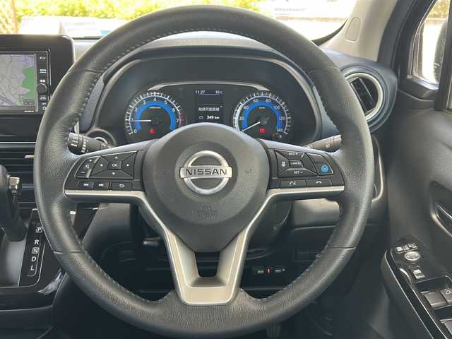 日産 デイズ HWS X プロパイロットED 兵庫県 2019(令1)年 4.9万km ブラック インテリジェントエマージェンシーブレーキ/車線逸脱警報/踏み間違衝突防止アシスト/車線逸脱防止支援システム/フロント、バックソナー/ワンオーナー/純正ナビ/フルセグTV/Bluetooth/インテリジェントアラウンドビューモニター/プロパイロット（自動運転技術）/LEDヘッドランプ/オートライト/電動パーキングブレーキ/オートブレーキホールド/前後ドライブレコーダー/プッシュスタート/スマートキー×２/ETC/取扱説明書・保証書
