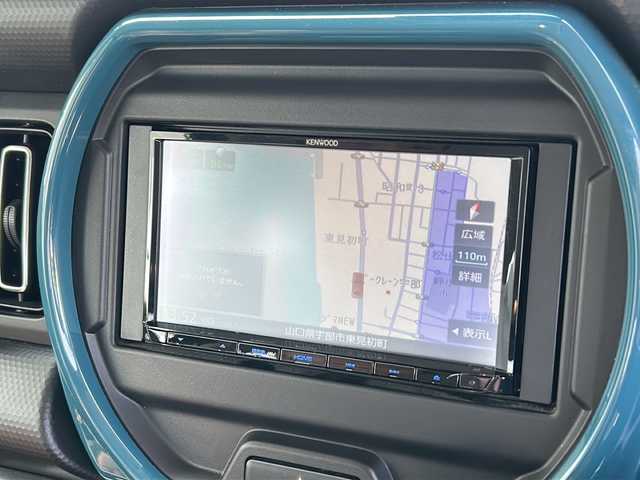 スズキ ハスラー HYBRID X 山口県 2020(令2)年 6.9万km デニムブルー ガンメタリック 2トーン 社外ナビ【MDV-D308BT】/ワンセグテレビ/Bluetooth/アイドリングストップ/プッシュスタート/コーナーセンサー/シートヒーター/オートハイビーム/シートヒーター/社外フロアマット/ドアバイザー/レーンアシスト/横滑り防止装置/衝突被害軽減システム/純正15インチAWサマータイヤ積み込み
