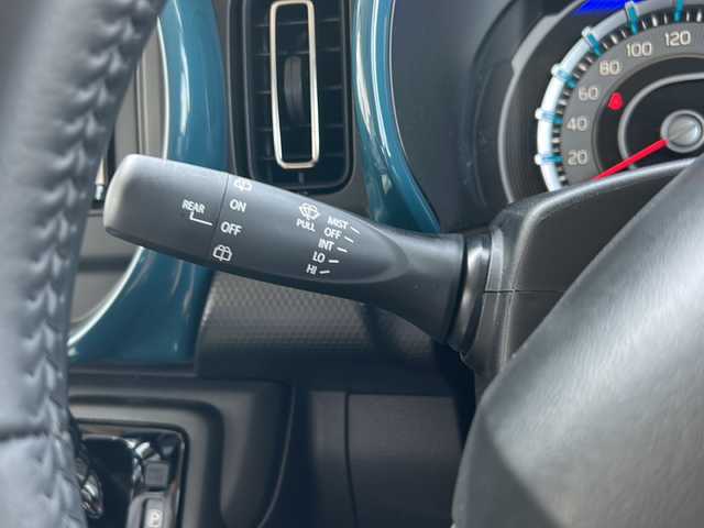 スズキ ハスラー HYBRID X 山口県 2020(令2)年 6.9万km デニムブルー ガンメタリック 2トーン 社外ナビ【MDV-D308BT】/ワンセグテレビ/Bluetooth/アイドリングストップ/プッシュスタート/コーナーセンサー/シートヒーター/オートハイビーム/シートヒーター/社外フロアマット/ドアバイザー/レーンアシスト/横滑り防止装置/衝突被害軽減システム/純正15インチAWサマータイヤ積み込み