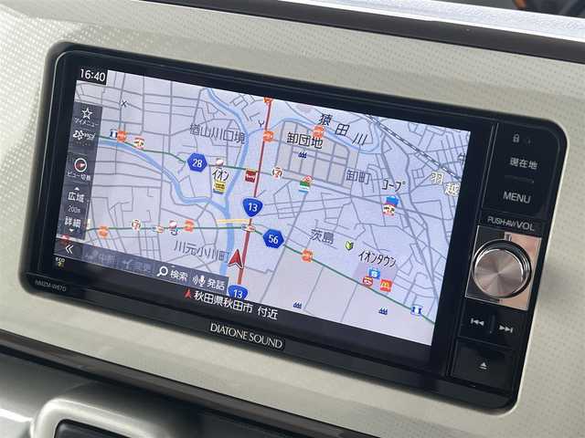 ダイハツ ムーヴ キャンバス G メイクアッフ SA Ⅱ 秋田県 2017(平29)年 5.4万km パールホワイトⅢ 4WD/衝突軽減システム/両側パワスラ/LEDヘッドライト/純正ナビ/フルセグ/バックカメラ/純正アルミ/スマートキー/アイドリングストップ/コーナーセンサー/プッシュスタート/前席シートヒーター/ステアリングスイッチ/オートライト/オートエアコン/パワーステアリング/パワーウィンドウ/横滑り防止/盗難防止装置/電動格納ミラー/保証書/取扱説明書/記録簿