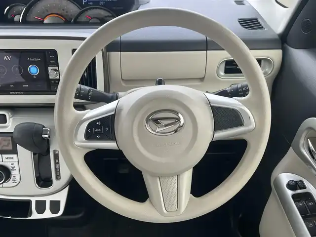 ダイハツ ムーヴ キャンバス G メイクアッフ SA Ⅱ 秋田県 2017(平29)年 5.4万km パールホワイトⅢ 4WD/衝突軽減システム/両側パワスラ/LEDヘッドライト/純正ナビ/フルセグ/バックカメラ/純正アルミ/スマートキー/アイドリングストップ/コーナーセンサー/プッシュスタート/前席シートヒーター/ステアリングスイッチ/オートライト/オートエアコン/パワーステアリング/パワーウィンドウ/横滑り防止/盗難防止装置/電動格納ミラー/保証書/取扱説明書/記録簿