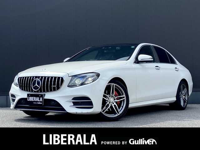 メルセデス・ベンツ Ｅ２２０ｄ アバンギャルド スポーツ 栃木県 2016(平28)年 8.4万km ポーラホワイト パノラマサンルーフ/Brumester/パナメリカーナグリル/レーダーセーフティパッケージ/全方位カメラ/純正ナビ/フルセグ /パワーシート/シートヒーター/黒革シート/電動リアゲート/ETC/LED/純正19インチAW/社外ドラレコ前後