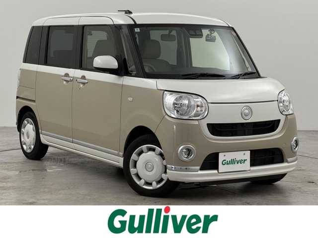ダイハツ ムーヴ キャンバス X メイクアップ リミテッド SAⅢ 福岡県 2020(令2)年 4.3万km パールホワイトⅢ/ナチュラルベージュマイカメタリック 2トーン 社外ナビ（フルセグＴＶ）　/パノラマモニター　/ＥＴＣ　/前後ドライブレコーダー　/衝突軽減ブレーキ　/横滑り防止　/アイドリングストップ　/アダプティブドライビングビーム　/プッシュスタート/両側電動スライドドア　