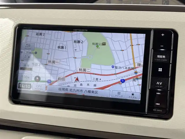 ダイハツ ムーヴ キャンバス X メイクアップ リミテッド SAⅢ 福岡県 2020(令2)年 4.3万km パールホワイトⅢ/ナチュラルベージュマイカメタリック 2トーン 社外ナビ（フルセグＴＶ）　/パノラマモニター　/ＥＴＣ　/前後ドライブレコーダー　/衝突軽減ブレーキ　/横滑り防止　/アイドリングストップ　/アダプティブドライビングビーム　/プッシュスタート/両側電動スライドドア　