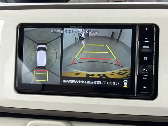 ダイハツ ムーヴ キャンバス X メイクアップ リミテッド SAⅢ 福岡県 2020(令2)年 4.3万km パールホワイトⅢ/ナチュラルベージュマイカメタリック 2トーン 社外ナビ（フルセグＴＶ）　/パノラマモニター　/ＥＴＣ　/前後ドライブレコーダー　/衝突軽減ブレーキ　/横滑り防止　/アイドリングストップ　/アダプティブドライビングビーム　/プッシュスタート/両側電動スライドドア　