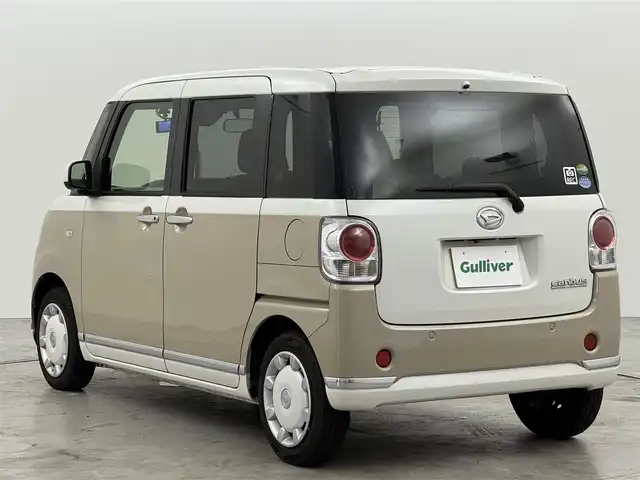 ダイハツ ムーヴ キャンバス X メイクアップ リミテッド SAⅢ 福岡県 2020(令2)年 4.3万km パールホワイトⅢ/ナチュラルベージュマイカメタリック 2トーン 社外ナビ（フルセグＴＶ）　/パノラマモニター　/ＥＴＣ　/前後ドライブレコーダー　/衝突軽減ブレーキ　/横滑り防止　/アイドリングストップ　/アダプティブドライビングビーム　/プッシュスタート/両側電動スライドドア　