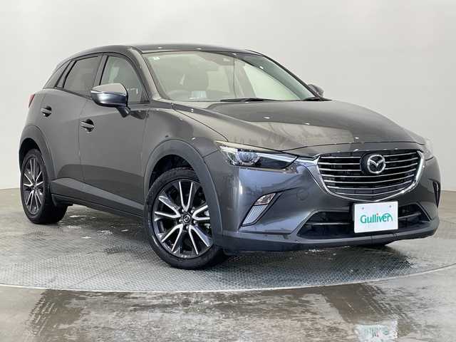 マツダ ＣＸ－３ 20S プロアクティブ 栃木県 2018(平30)年 2.7万km マシーングレープレミアムM 純正ナビ/（CD/DVD/フルセグ/Bluetooth/USB）　/バックカメラ　/コーナーセンサー　/ドラレコ　/ハーフレザーシート　/禁煙車　/ヘッドアップディスプレイ　/オートライト　/ＬＥＤヘッドライト　/横滑り防止装置　/スマートキー　/プッシュスタート/ステアリングスイッチ/革巻きステアリング/電動格納ミラー/純正アルミホイール/純正フロアマット