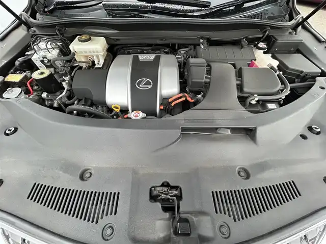 レクサス ＲＸ 450hL 岩手県 2021(令3)年 4.6万km ソニックチタニウム サンルーフ　ナビ　全周囲Ｃ　ヘッドアップディスプレイ　フルセグ　ＥＴＣ　メモリ付白本革電動シート　エアシートヒーター　ステアヒーター　レーダークルーズ　電動リアゲート　ＷＡＬＤ２２インチＡＷ