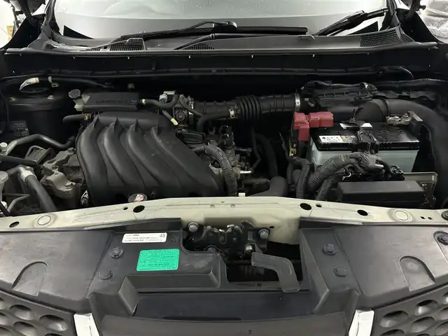 日産 ジューク 15RX タイプV 千葉県 2011(平23)年 7.4万km サファイアブラック 禁煙車/純正メモリナビ/・型番：HS511D-W/・CD/DVD/AUX/USB/Bluetooth/フルセグTV/・バックカメラ/・ビルトインETC/革巻きステアリング/純正フロアマット/純正ドアバイザー/社外16インチAW/電動格納ウインカーミラー/オートライト/・LEDヘッドライト/・フォグランプ