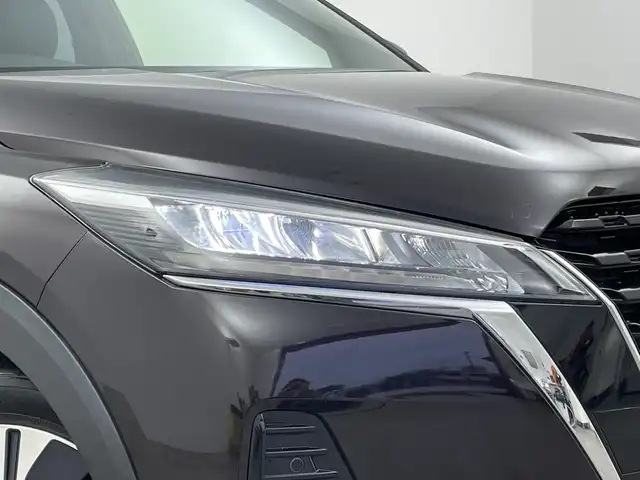 日産 キックス X 新潟県 2021(令3)年 4.3万km ナイトベールパープル ワンオーナー/純正メモリナビ/　フルセグTV/Bluetooth/CD/DVD/USB/プロパイロット/レーダークルーズコントロール/衝突被害軽減ブレーキ/レーンキープアシスト/アラウンドビューモニター/インテリジェントルームミラー/ハーフレザーシート/前席シートヒーター/ステアリングヒーター/ドライブレコーダー【DH5-D】/ビルトインETC/前後コーナーセンサー/横滑り防止装置/LEDヘッドライト/オートマチックハイビーム/レザーステアリング/ステアリングスイッチ