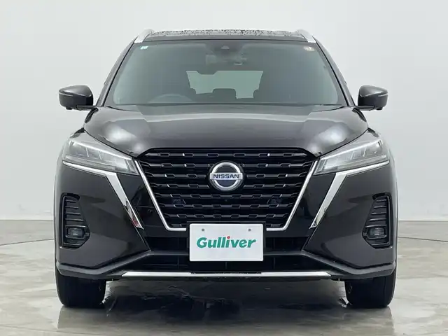日産 キックス X 新潟県 2021(令3)年 4.3万km ナイトベールパープル ワンオーナー/純正メモリナビ/　フルセグTV/Bluetooth/CD/DVD/USB/プロパイロット/レーダークルーズコントロール/衝突被害軽減ブレーキ/レーンキープアシスト/アラウンドビューモニター/インテリジェントルームミラー/ハーフレザーシート/前席シートヒーター/ステアリングヒーター/ドライブレコーダー【DH5-D】/ビルトインETC/前後コーナーセンサー/横滑り防止装置/LEDヘッドライト/オートマチックハイビーム/レザーステアリング/ステアリングスイッチ