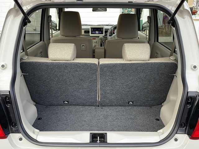 スズキ ラパン G 静岡県 2024(令6)年 0.2万km フォーンベージュM /ワンオーナー//社外Bluetoothオーディオ//シートヒーター//衝突軽減ブレーキ//レーンアシスト//アイドリングストップ//横滑り防止//ヘッドライトレベライザー//ソナー//USB2口//スマートキー//プッシュスタート//保証書//取扱説明書