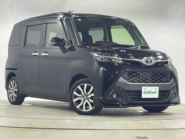 トヨタ タンク カスタムG－T 神奈川県 2020(令2)年 4.1万km ブラックマイカメタリック 純正7インチSDナビ(NSZT-W68T)/スマートアシストII/ドライブレコーダー/ブラインドスポットモニター/衝突被害軽減システム/バックカメラ/クルーズコントロール/両側パワースライドドア/横滑り防止装置/ETC/アイドリングストップ/LEDヘッドライト/フォグランプ/オートライト/ウィンカーミラー/電動格納ミラー/純正15インチAW/シートリフター/プッシュスタート/スマートキー/フロアマット
