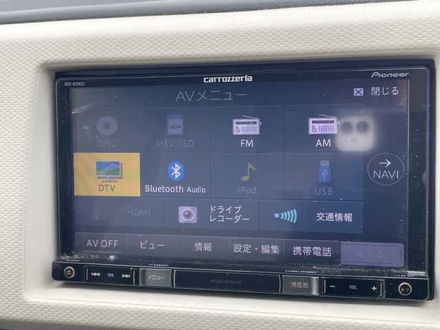 スズキ アルト X 群馬県 2016(平28)年 6.7万km ピュアレッド カロッツェリアナビ/CD・DVD・SD/Bluetooth・フルセグ/TVキット/ビルトインETC/横滑り防止装置/衝突軽減ブレーキ/アイドリングストップ/純正アルミホイール/純正フロアマット/取説・保証書/プッシュスタート/スマートキー