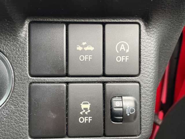 スズキ アルト X 群馬県 2016(平28)年 6.7万km ピュアレッド カロッツェリアナビ/CD・DVD・SD/Bluetooth・フルセグ/TVキット/ビルトインETC/横滑り防止装置/衝突軽減ブレーキ/アイドリングストップ/純正アルミホイール/純正フロアマット/取説・保証書/プッシュスタート/スマートキー