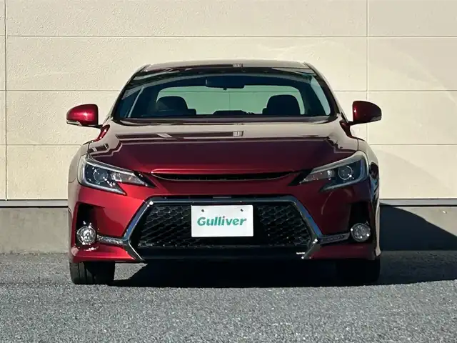 トヨタ マークＸ 250G Sパッケージ G’s 茨城県 2014(平26)年 3.5万km ダークレッドマイカメタリック 純正メモリナビ/　（AM/FM/AUX/CD/Bluetooth/フルセグ）/バックカメラ/クルーズコントロール/ETC/HIDヘッドライト/ハーフレザーシート/純正アルミホイール/純正フロアマット/パワーステアリング/オートライト/W＋カーテンエアバック