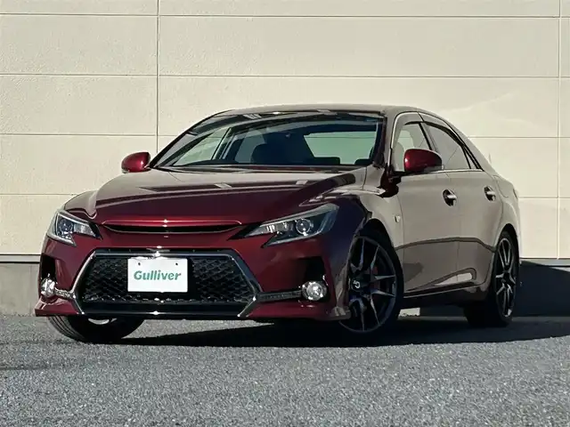 トヨタ マークＸ 250G Sパッケージ G’s 茨城県 2014(平26)年 3.5万km ダークレッドマイカメタリック 純正メモリナビ/　（AM/FM/AUX/CD/Bluetooth/フルセグ）/バックカメラ/クルーズコントロール/ETC/HIDヘッドライト/ハーフレザーシート/純正アルミホイール/純正フロアマット/パワーステアリング/オートライト/W＋カーテンエアバック